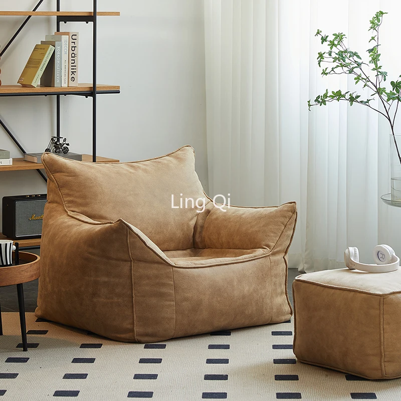 

MIni Single Sofa Tatami Bean Bag Lazy Kids Vintage Scratch Protector Sofa Relax Nordic Style Pouf Chambre House Prefabricated