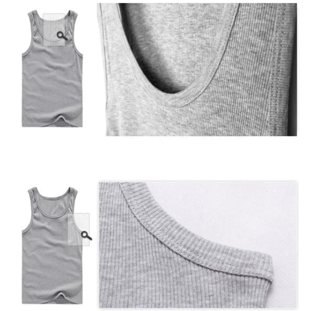 Chalecos de verano para hombre, camiseta sin mangas elástica, Top deportivo para nadar, lencería de entrenamiento muscular para gimnasio, camiseta lisa sin mangas a la moda