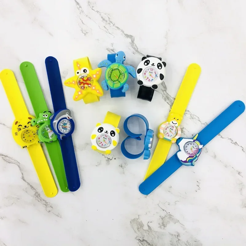 2024 New Cartoon Children's Watch Birthday Gift Kindergarten Activity Gift Baby Preliminary Understanding Time Toy Kids Watches