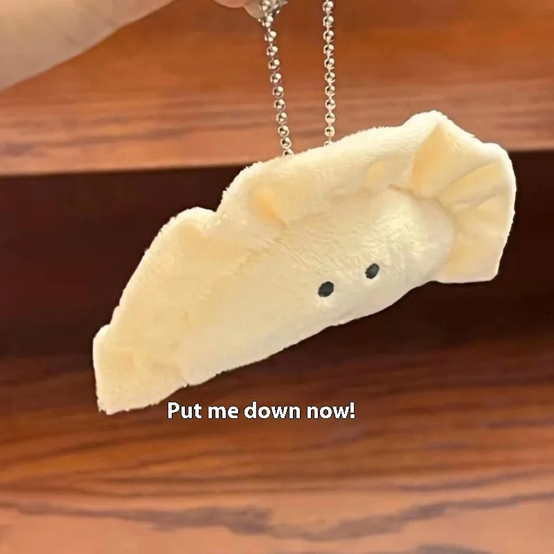 Creative And Cute Japanese Plush Dumpling Doll Pendant Food Toy Pendant Bag Keychain Doll Accessories Surprise Accessories