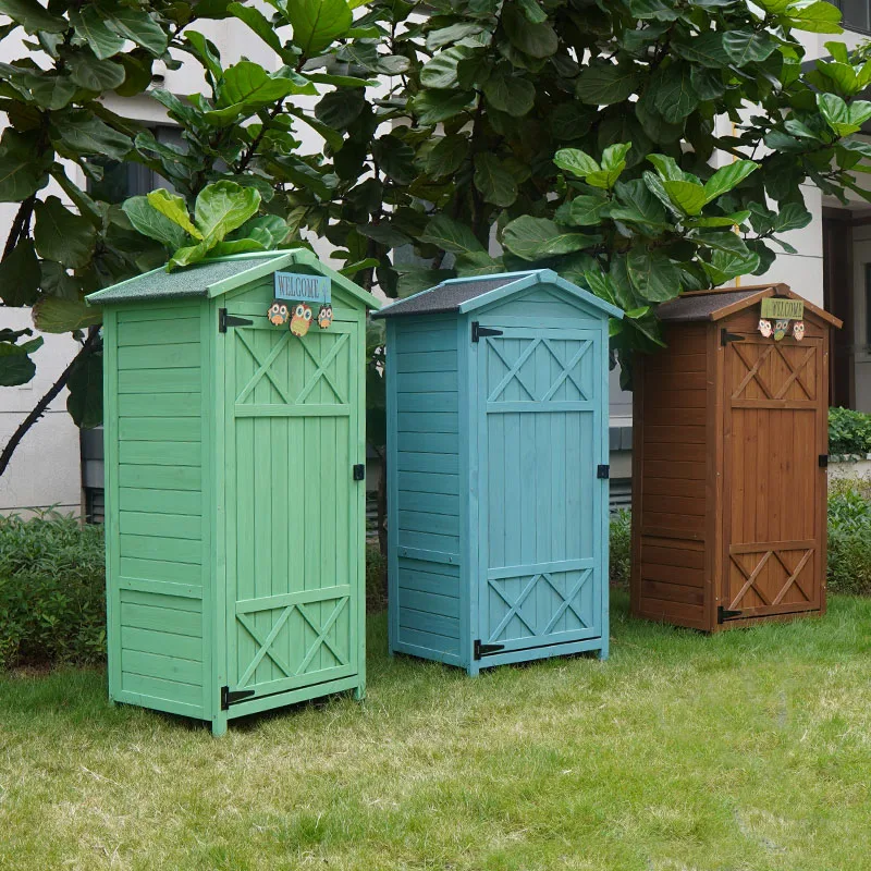 

Outdoor Garden Storage Cabinet Sundries Locker Waterproof Courtyard Outdoor Tool House Storage Cabinet Terrace Crack Cabinet