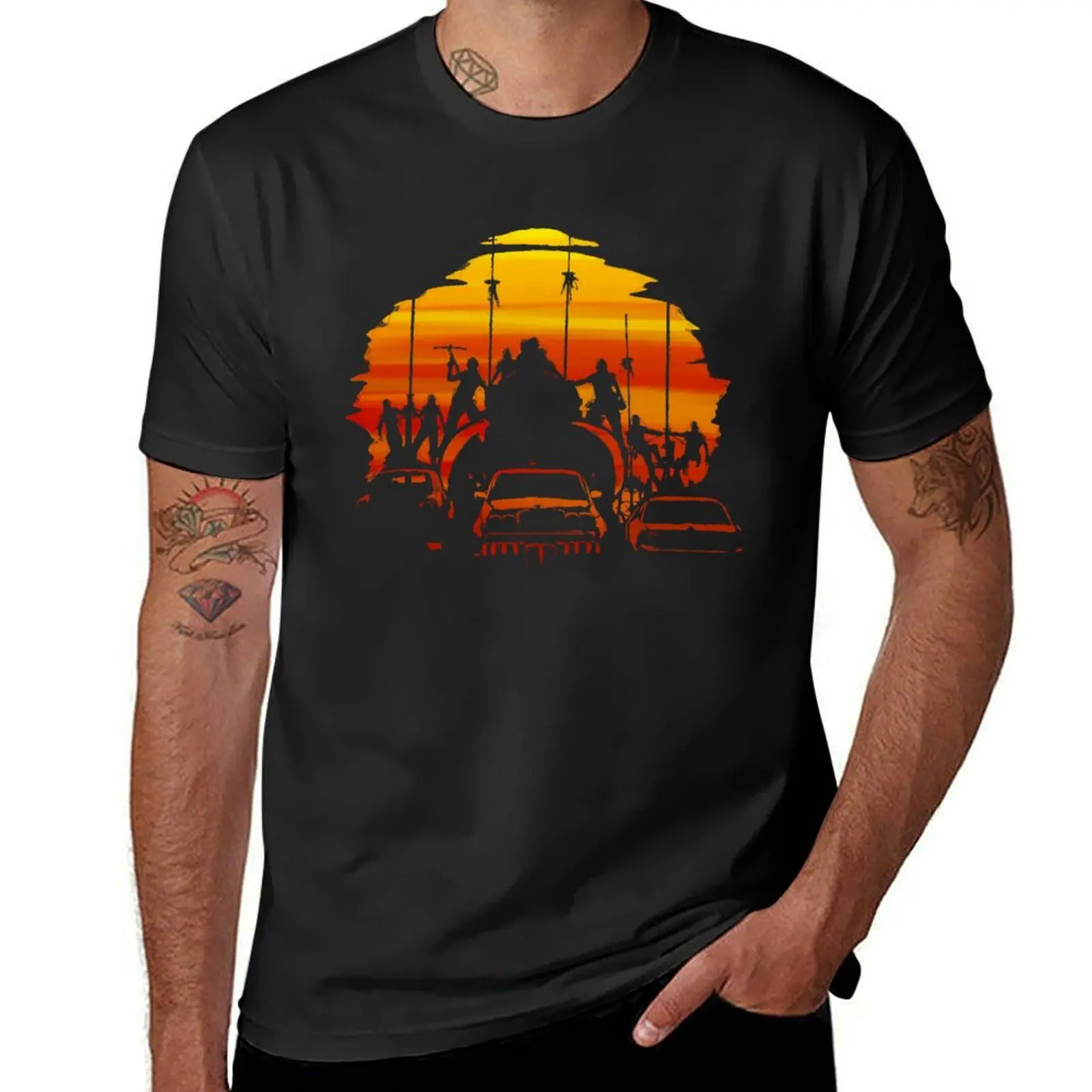 Green Mad Max Fury Road T-Shirt summer shirt T-shirts oversize mens vintage t shirts