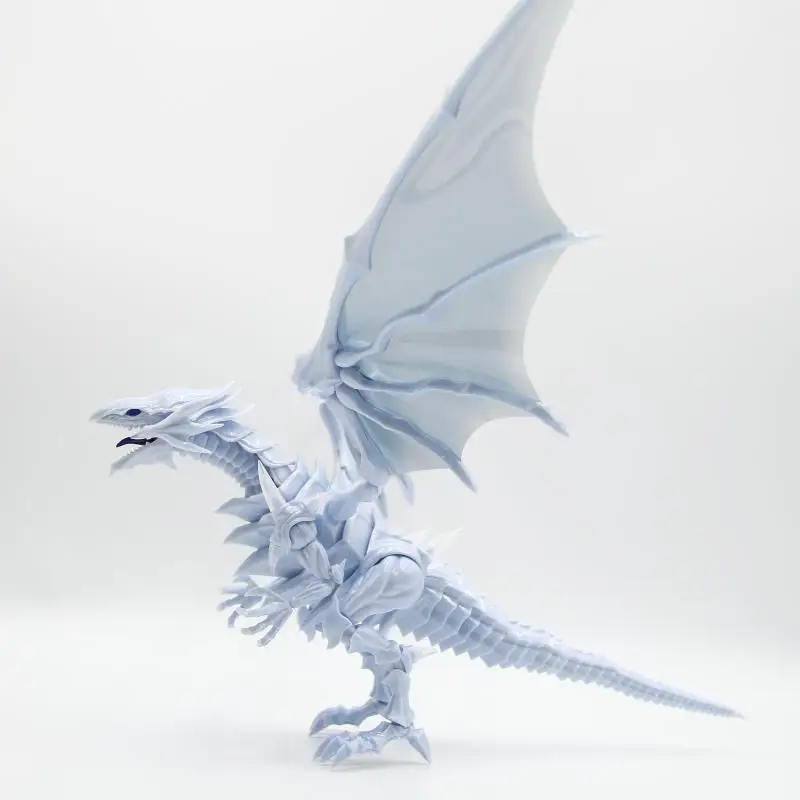 Spot White Dragon No.1 Blue Eye White Dragon Assembly Model Manufacturer Ornament Birthday Christmas Surprise Gift