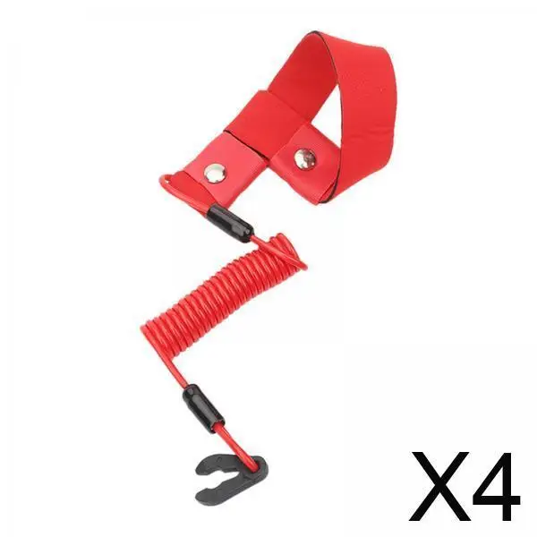 

Nylon Outboard Motor Engine Stop Lanyard Practical Boat Kill Switch Cord for Yamaha EW2-68348-00-00 Accessory Parts