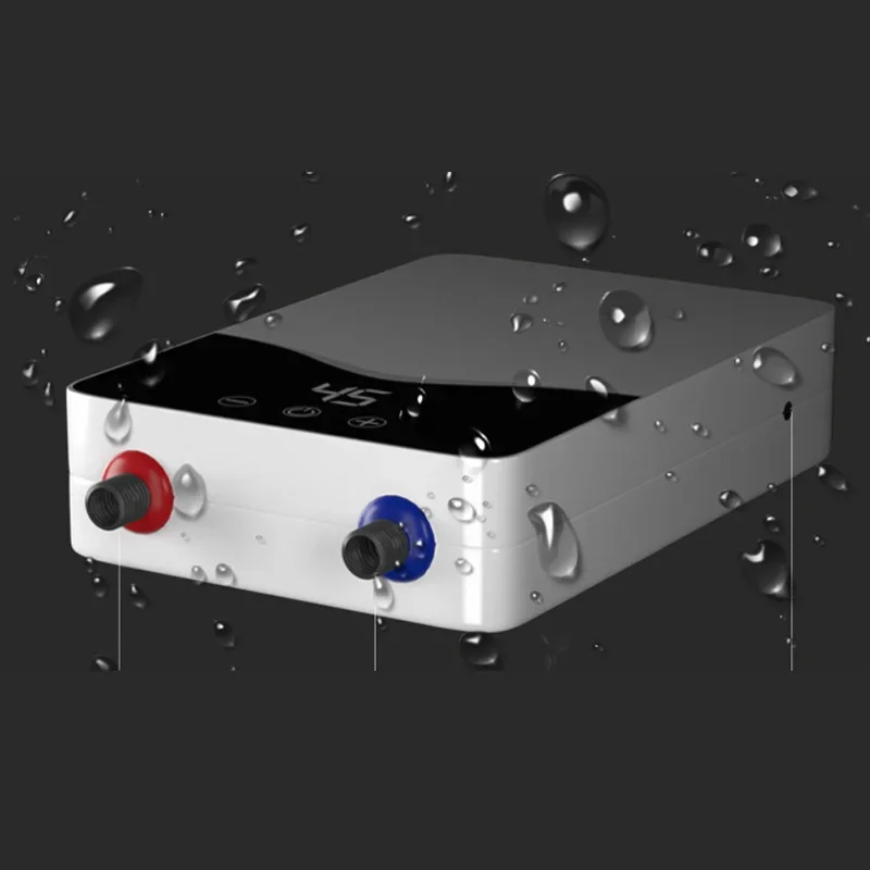 innovative design Kitchen Bathroom Mini Tankless Instant Electric Shower Water Heater