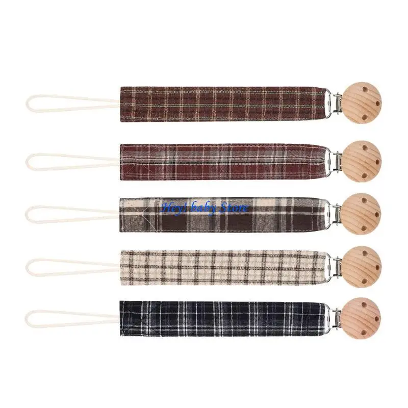 Q1FE Pack of 5pcs Baby Pacifier Clip Chain Toddler Crib Attachment Pendant Fashion