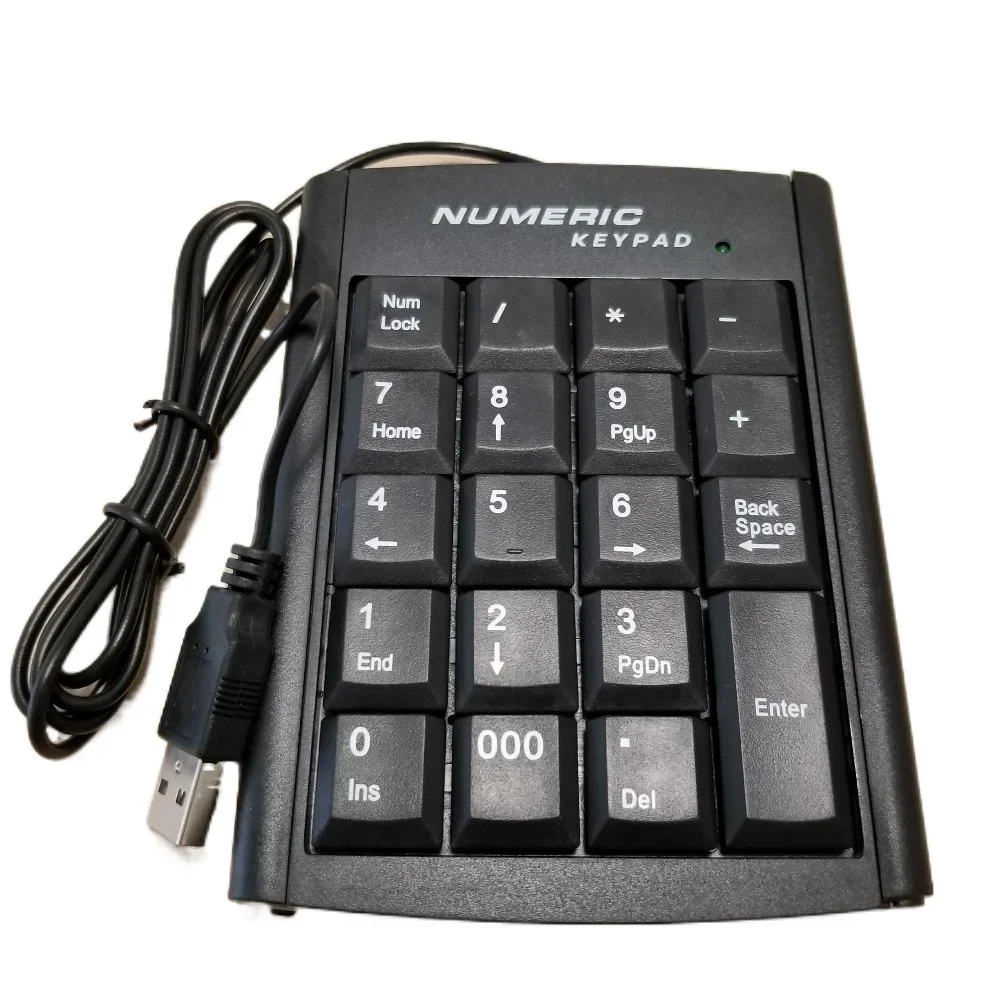 

19 Keys Notebook Laptop Desktop Computer PC USB Numeric External Digital Keyboard