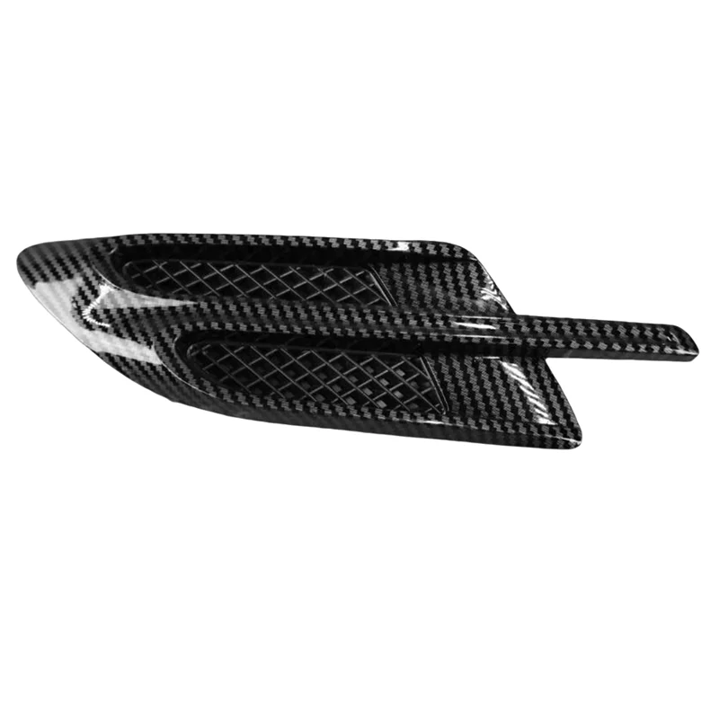36A821273D 36A821274D ด้านหน้า Fender Air Outlet ตกแต่งรถด้านข้าง Shark Gill Glossy Black-A08Q