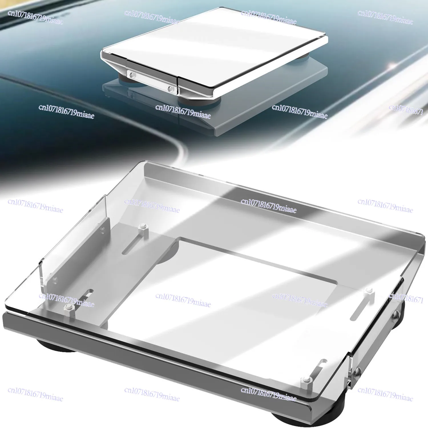 Car RV Outdoor Aluminum Alloy Bracket for Mini Mount Metal Frame + PC Transparent Plate