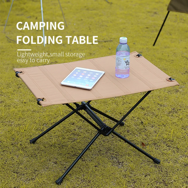 

Portable Outdoor Aluminum Alloy Folding Table Ultralight Storage Tourist Picnic Desk For Traveling Camping Furniture Equipment