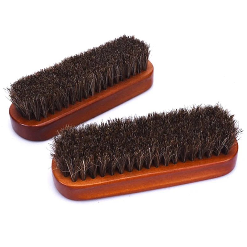 Car Wash Horsehair Brush Detailing Tools Polished Shoe Cleaning Brush Clean Detail Carwash Interior Accessories Washing Products