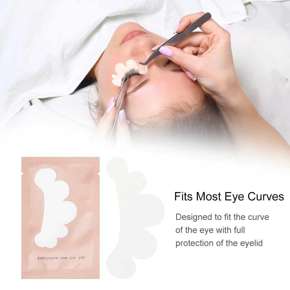 1 par de almofada de gel para cílios, enxertia de cílios sob os olhos (tipo nuvem)