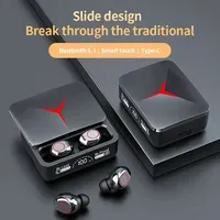 M90 Wireless Sport Earphones: Secure Fit, HiFi Audio, IPX5 Waterproof, Touch Control & Built-in Mic for Android/iPhone