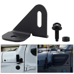 Antenna Mount Driver Side CB Radio Antenna Mounting Bracket Front Driver CB Holder Compatible with Jeep Wrangler JL JLU