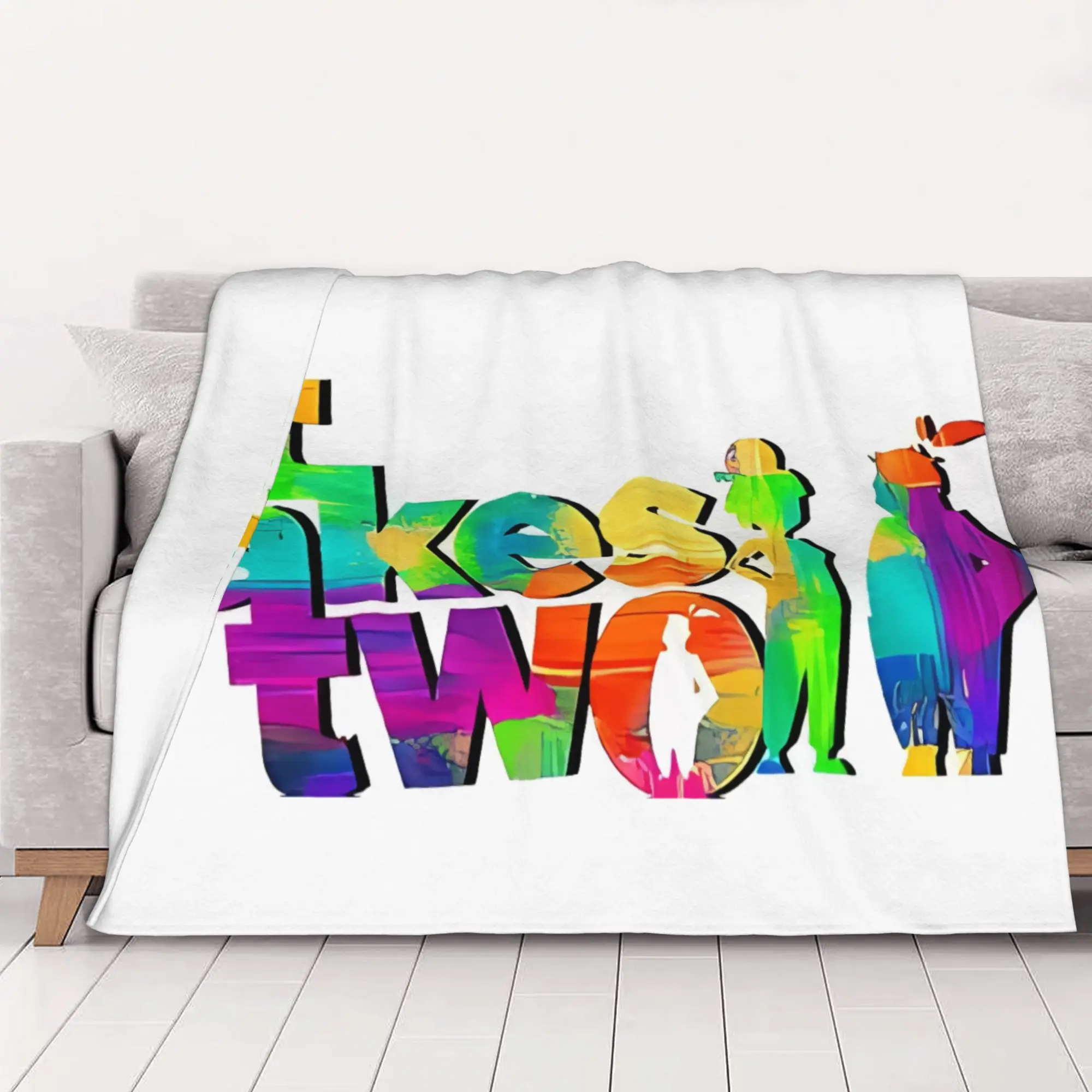 1PC home Cutecore It Takes Two Games It Takes Two Blanket Super Cosy Plush Home Living Room Sofa halloween