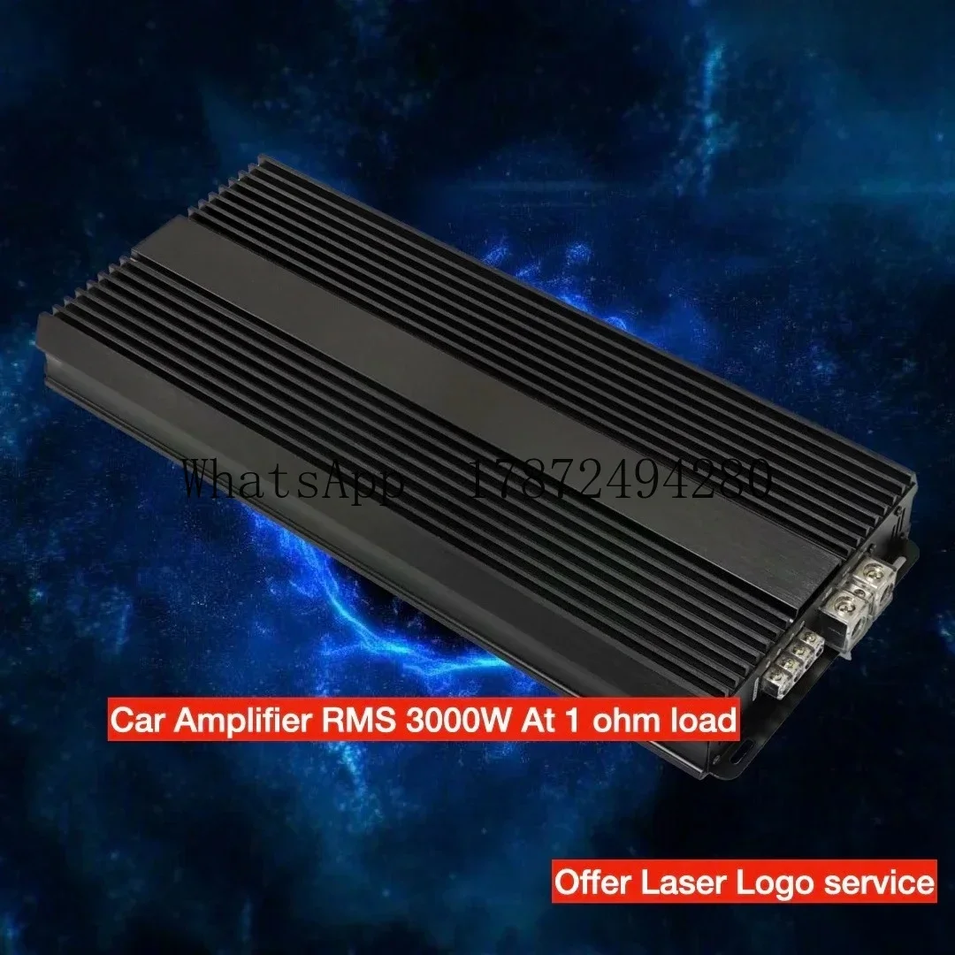 Class D 1 Ohm Car Sub Amp | Korean Style Monoblock RMS 2700W Peak 5000W SPL Bass Amplifier