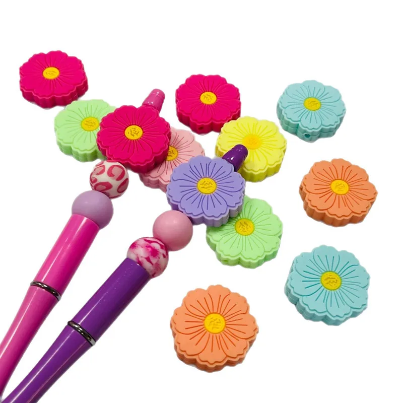 20pcs Silicone Beads Food Grade Silicone Mini Cartoon Focal Bead DIY Nipple Chain Jewelry Accessories Wholesale Silicone Beads