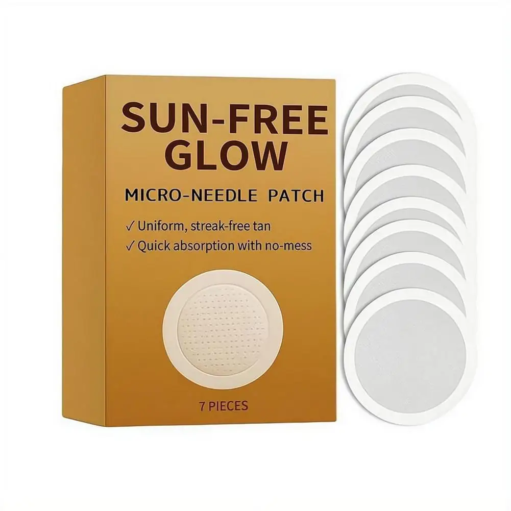 Sun Free Glow Micro Needle Patch Flexible Paste Design Fit Multiple Part Realize Integrated Even Full Body Darkening_voghion.com