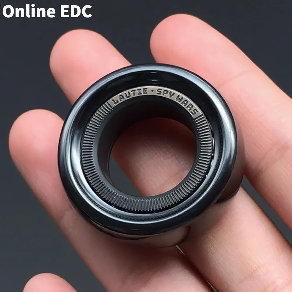 ألعاب EDC مستعملة LAUTIE EDC Mechanic-C حلقة نحاسية من الزركونيوم سبينر سلسلة حرب التجسس فيدجيت سبينر