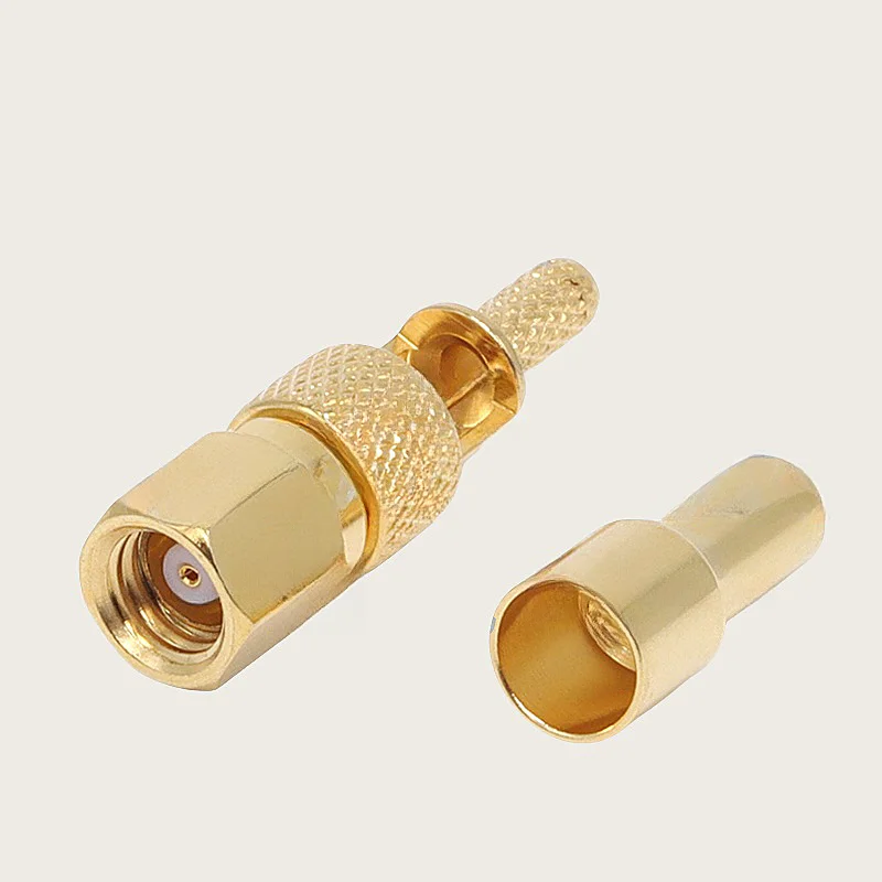 10PCS /lot SMC Female Crimp 50-1.5/LMR100 RG316 Cable RF Connector