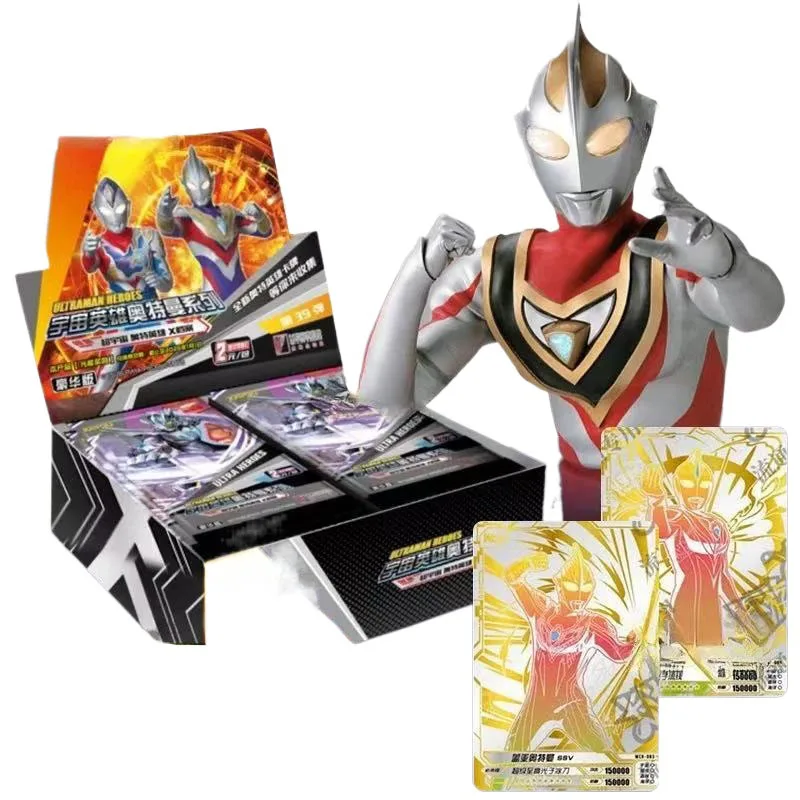 

Ultraman Zero Card Deluxe Edition 40th 2 Yuan Pack Full Box Complete Set of Collectible Card Books and Cards KaYou Genuine