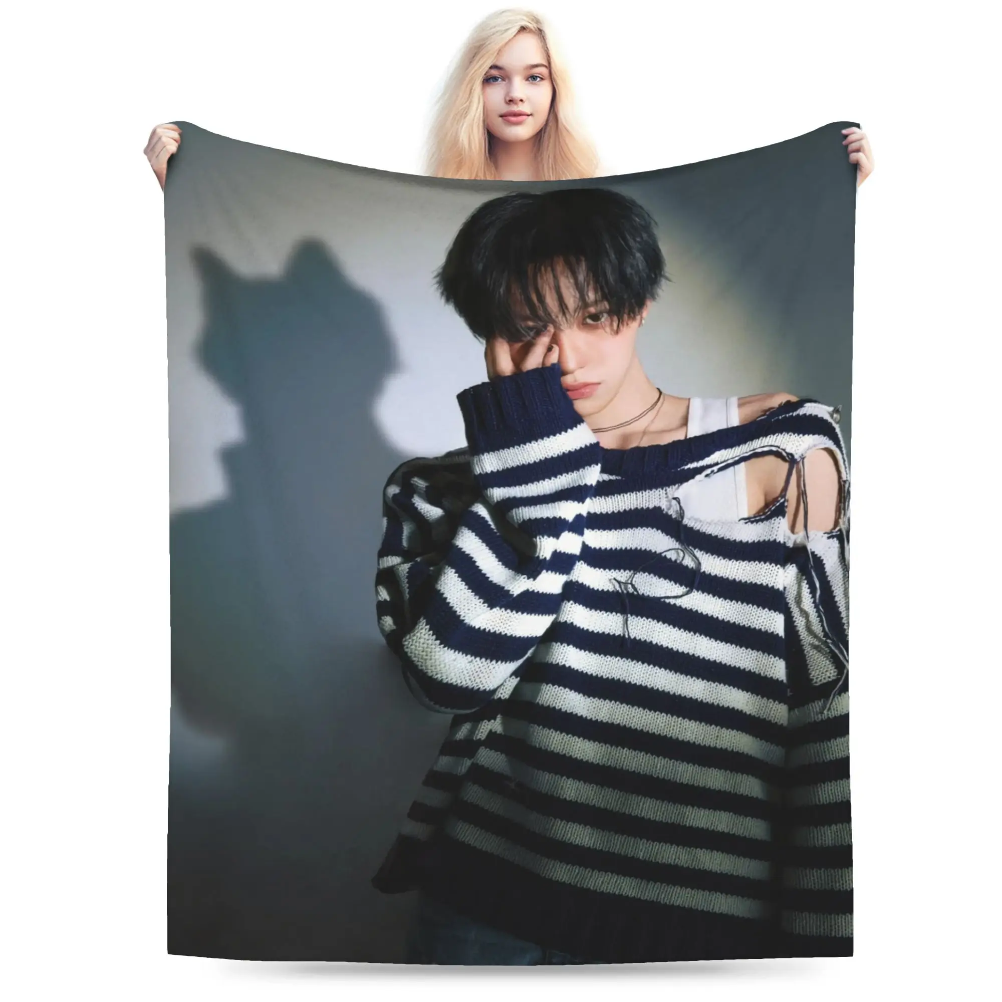 Ald1 Members Blanket Winter  Warm Bedding Throws For Adults Girls Bedroom Flannel Bedspread Bed Cover