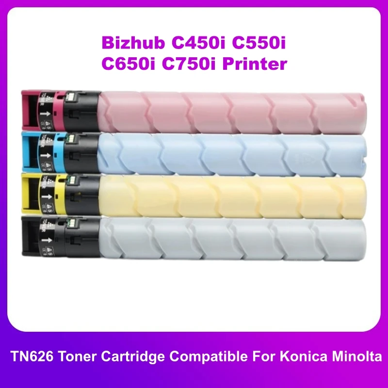 Compatible Toner Cartridge For Konica Minolta TN-626 TN626 TN 626 Bizhub C450i C550i C650i C450 C550 C650 Copier Printer