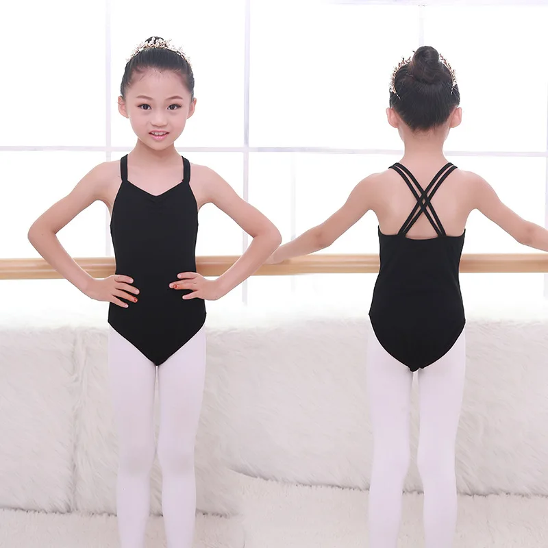 Kids Ballet Bodysuit Stretch Leotards Girls Gymnastics Body Wear Children Ballet Jumpsuit Dance Wear