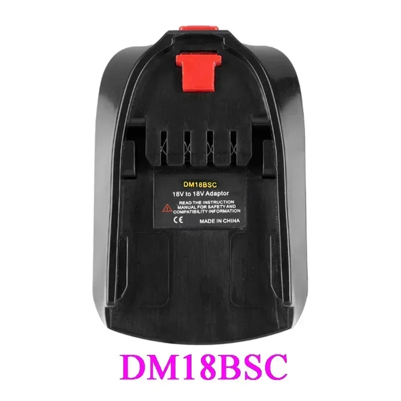 Convertidor adaptador DM18BSC para Dewalt, batería de iones de litio Milwaukee en el hogar, herramienta eléctrica de litio, reemplaza todos los 18V 20V