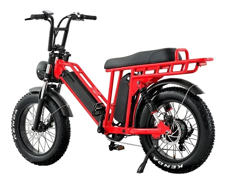 Hot Sales 48v 20 Inch Lithium Battery Electric fat Bike Full Suspension 500w 750w 7 Speed Gear Electric  Bike