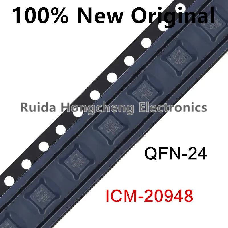 2-5piece ICM-20948 QFN-24 ICM20948 20948 QFN24 9-axis Motion Sensor Three-axis Gyroscope 3-axis Accelerometer Compass IC Chip