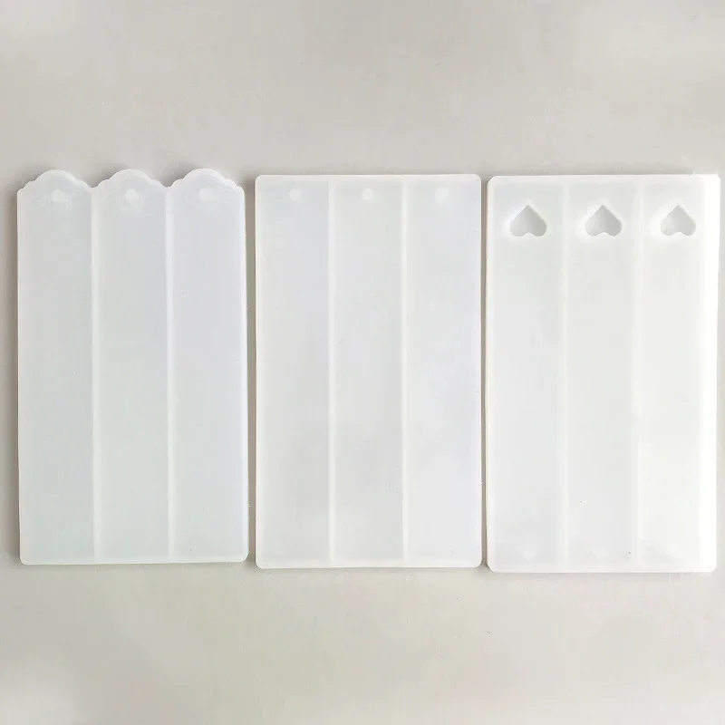 1pc Rectangle Bookmark Silicone Mold Rectangle Bookmark Epoxy Resin Casting Molds For DIY Epoxy Resin Crafts Making Tools For Re