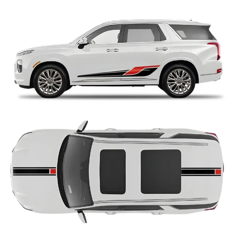 

Car Vinyl Stickers For Hyundai Palisade body Appearance modification customizeddecals Racing decals