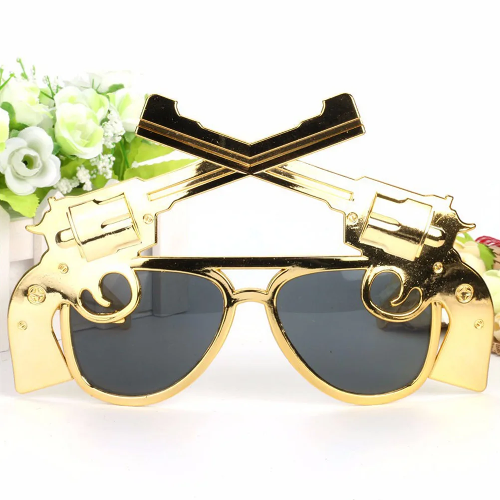 

Glasses Golden Soft Lightweight Durable Funny Design For Dance Party Masquerade Theme Gather Eyeglasses Functional