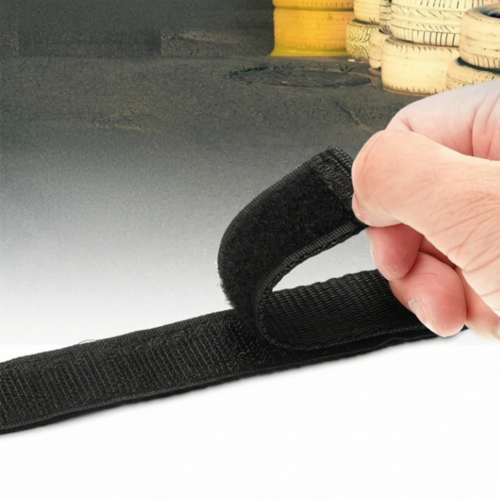 4 Pieces Hook and Loop Strap Easy to Use Hook and Loop Straps Fastening Straps Organizing Reusable Strap Multi-Purpose