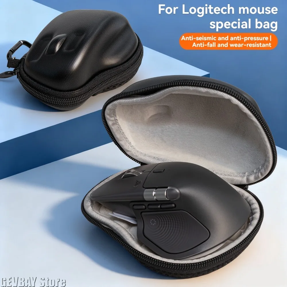 Estuche rígido para ratón inalámbrico para juegos, bolsa de almacenamiento para Logitech MX Master 4/3S, resistente al agua, accesorios para teclados y ratones de ordenador
