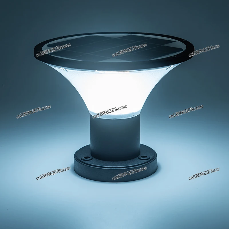 IP65 Outdoor Waterproof Fence Yard Stigma Lawn Wall Solar Powered Pillar Garden Light