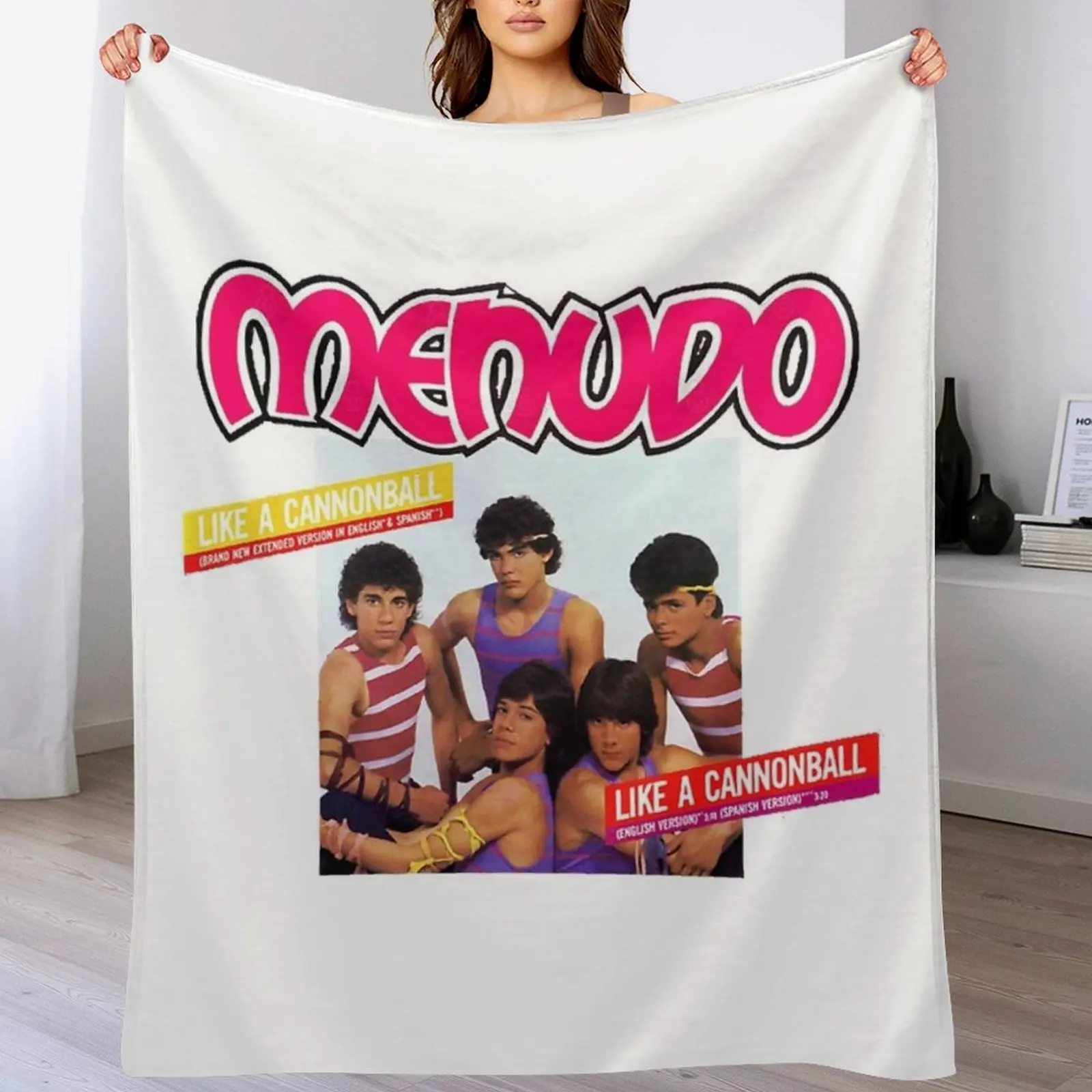 

Menudo Throw Blanket Color Fast Cozy Throw Blanket