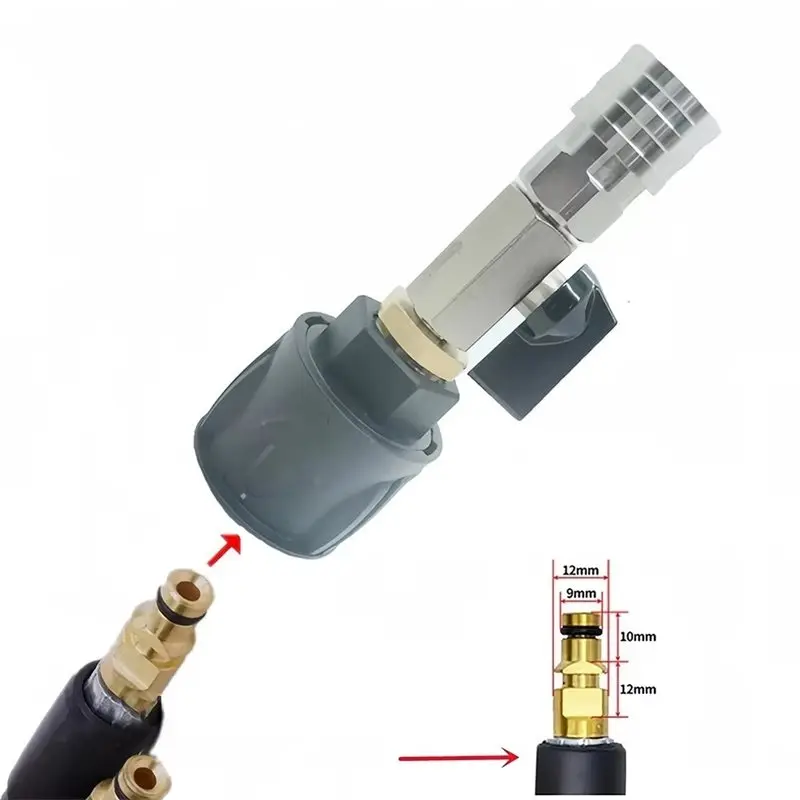 B08B-1/4 Quick Connect Ball Valve Stainless Steel Off On Switch For Karcher K2- K7 Pressure Washer Hose Water Flow Control