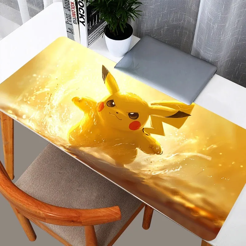 Mouse Pads Pokemon Pikachu Professional ESports Game Players Speed Lock Edge Rubber Game Desk Mousepad Keyboard Mat