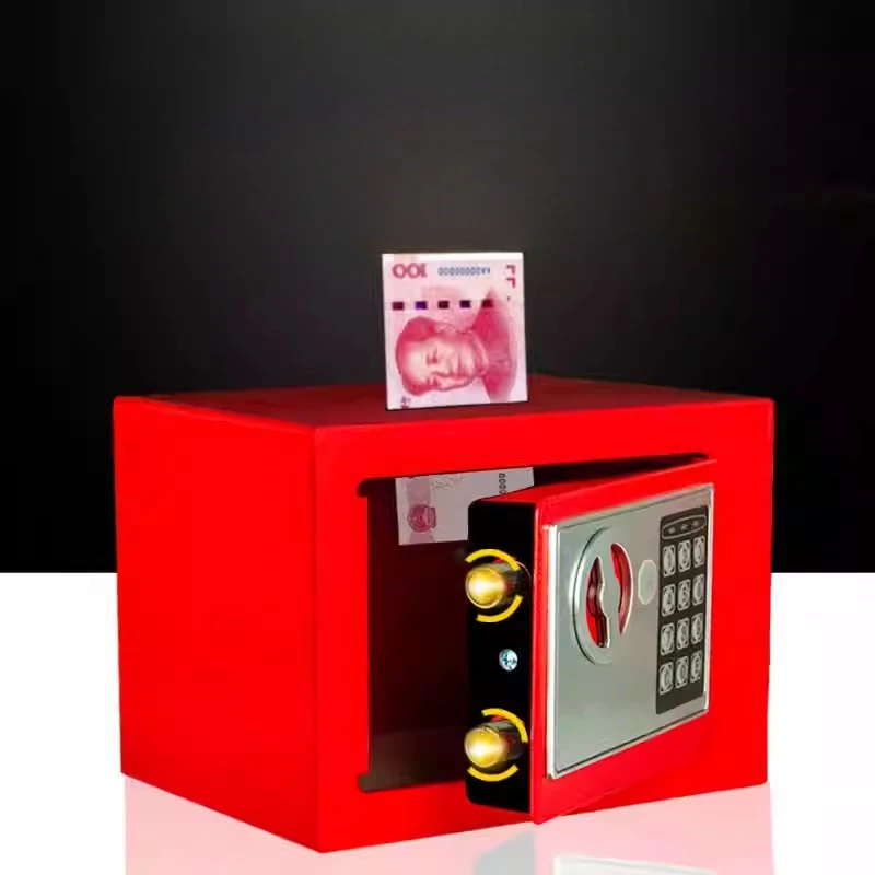 

Money savings box luxury gold password keymoney piggy bank Golden Safe Box Funny piggy banks children's Safe deposit box money