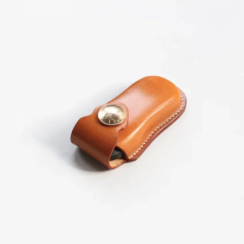 for Porsche Cayenne Macan Leather Handmade 3D Shaping Customized High End Key Cover Bag with Exquisite Chain