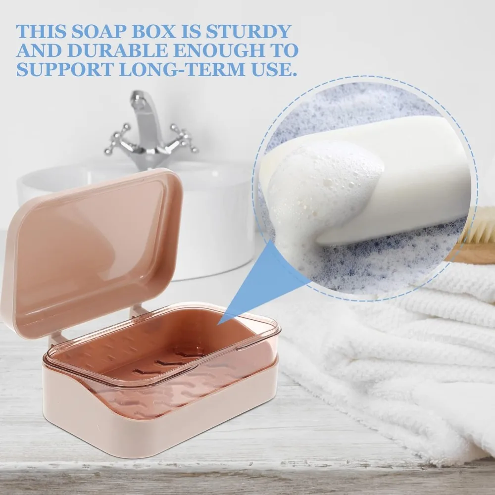 طبق صابون 2025، وسيم ومحمول، أنيق وعملي مع قاعدة مضادة للانزلاق، إضافة مثالية لديكور حمامك