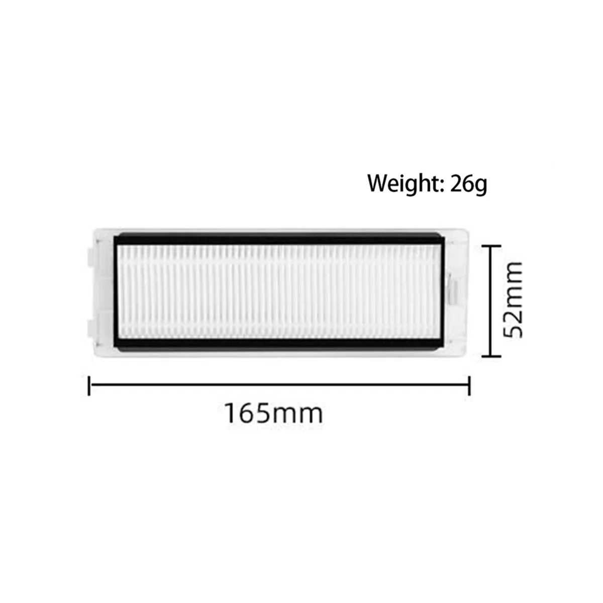 8 قطعة لقطع غيار المكنسة الكهربائية الروبوتية P10 / Q فلتر Hepa