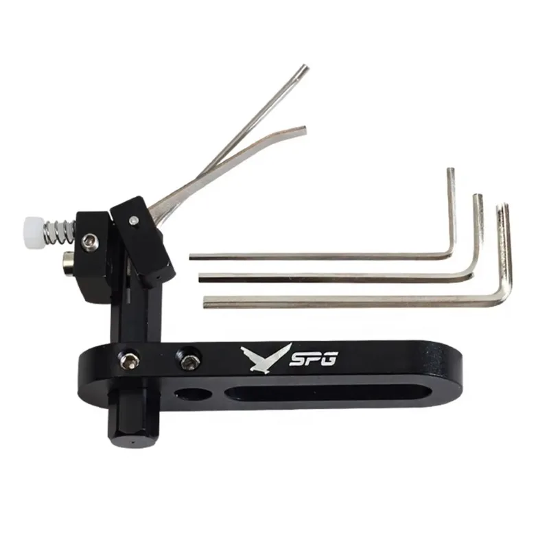 Steel Needle Arrow Table Aluminum Alloy Steel Needle Archery Stand Adjustable Recurve Bow Magnetic Arrow Rest Tool