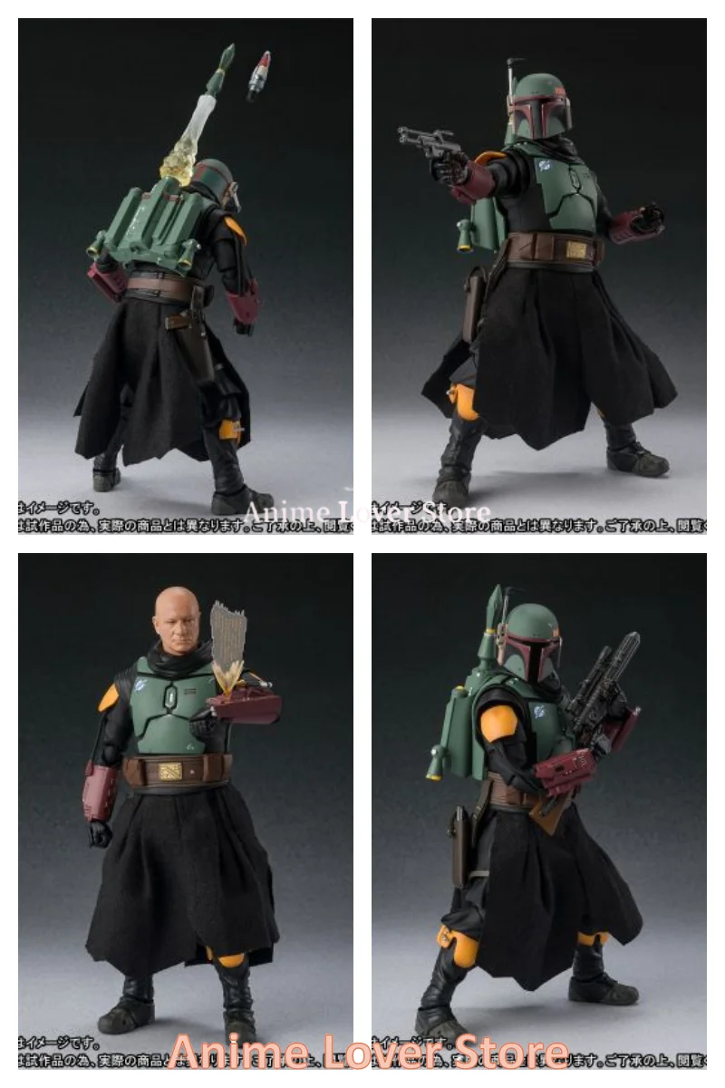 بانداي الأصلي SHFiguarts SHF حرب النجوم Din Djarin Boba Fett Mandalorian anakin skywalker ألعاب شخصيات الحركة نموذج قابل للجمع