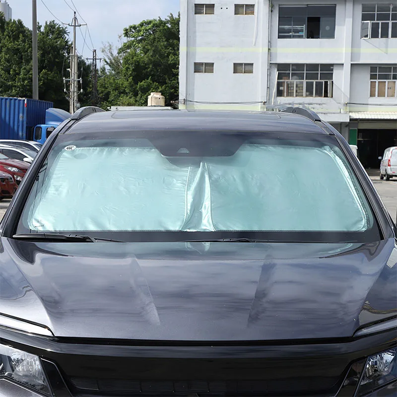 

For Honda Pilot 2016-2022 Cloth Silver Car Front Windshield Sunshade Sun Protection Visor Sunshade Car Accessories