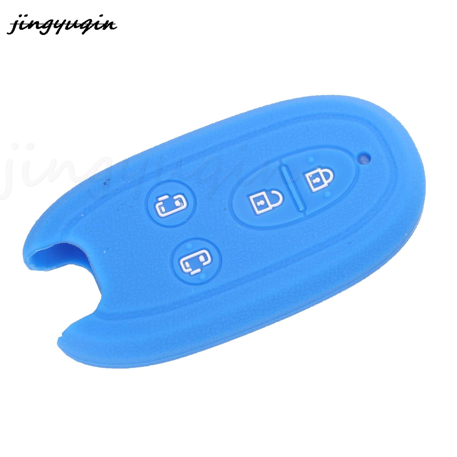 jingyuqin Remote Key Cover Case Silicone Protect Shell For Suzuki Grand Vitara New Swift Jimny Sx4 Alto Car Accessories