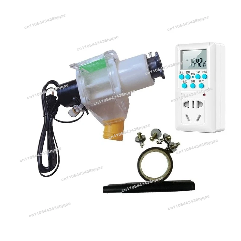 Pet Feeder Chicken Feeder Pigeon Fully Automatic Timed Feeding Twelve Volt DC Discharging Machine Chicken Remote