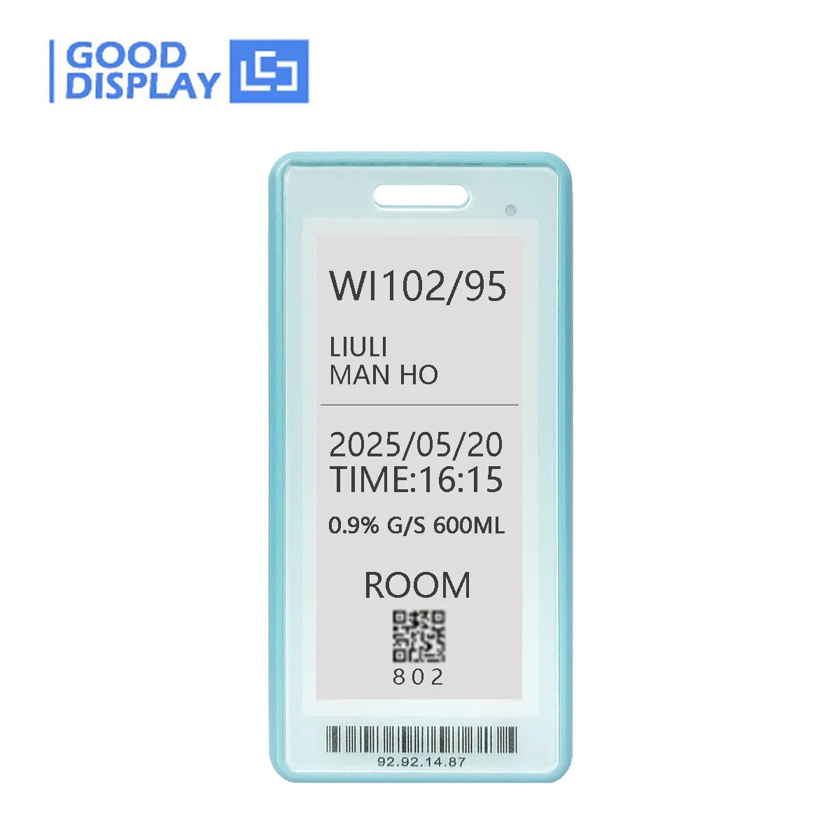 

GooDisplay 2,9 дюйма, умный настраиваемый значок E-Ink, цифровая идентификационная карта NFC, водонепроницаемая, обновления 1 м +